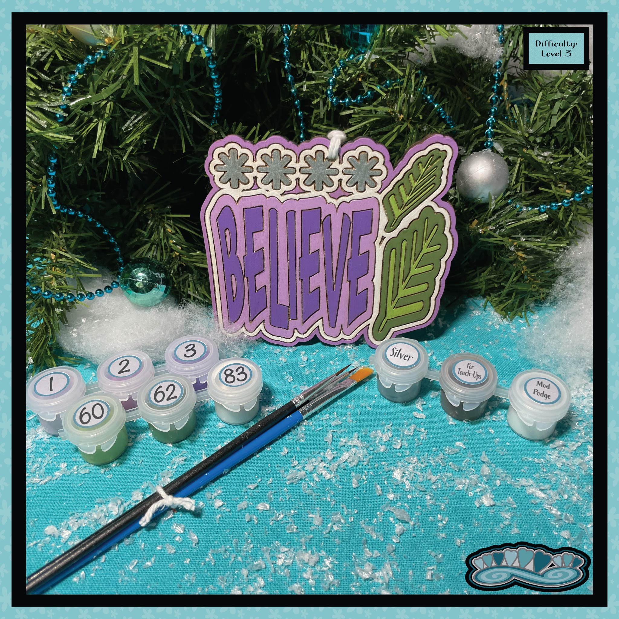 Believe Ornament Paint-by-Number Kit