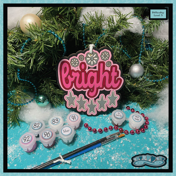 Bright Ornament Paint-by-Number Kit