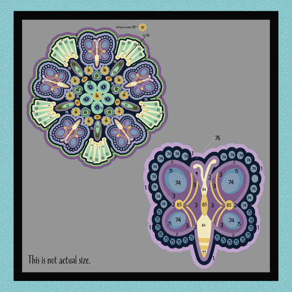 Butterfly Mandala Paint-by-Number Kits