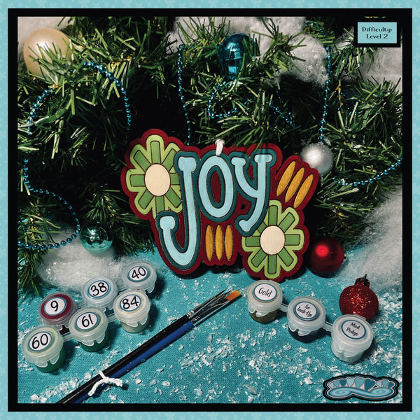 Joy Ornament Paint-by-Number