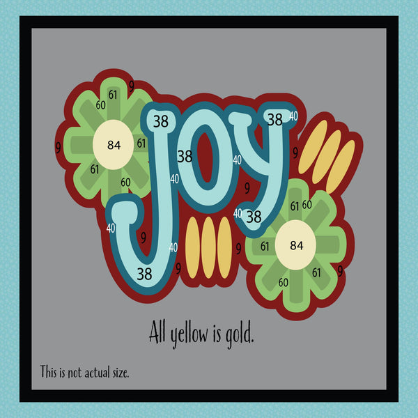 Joy Ornament Paint-by-Number