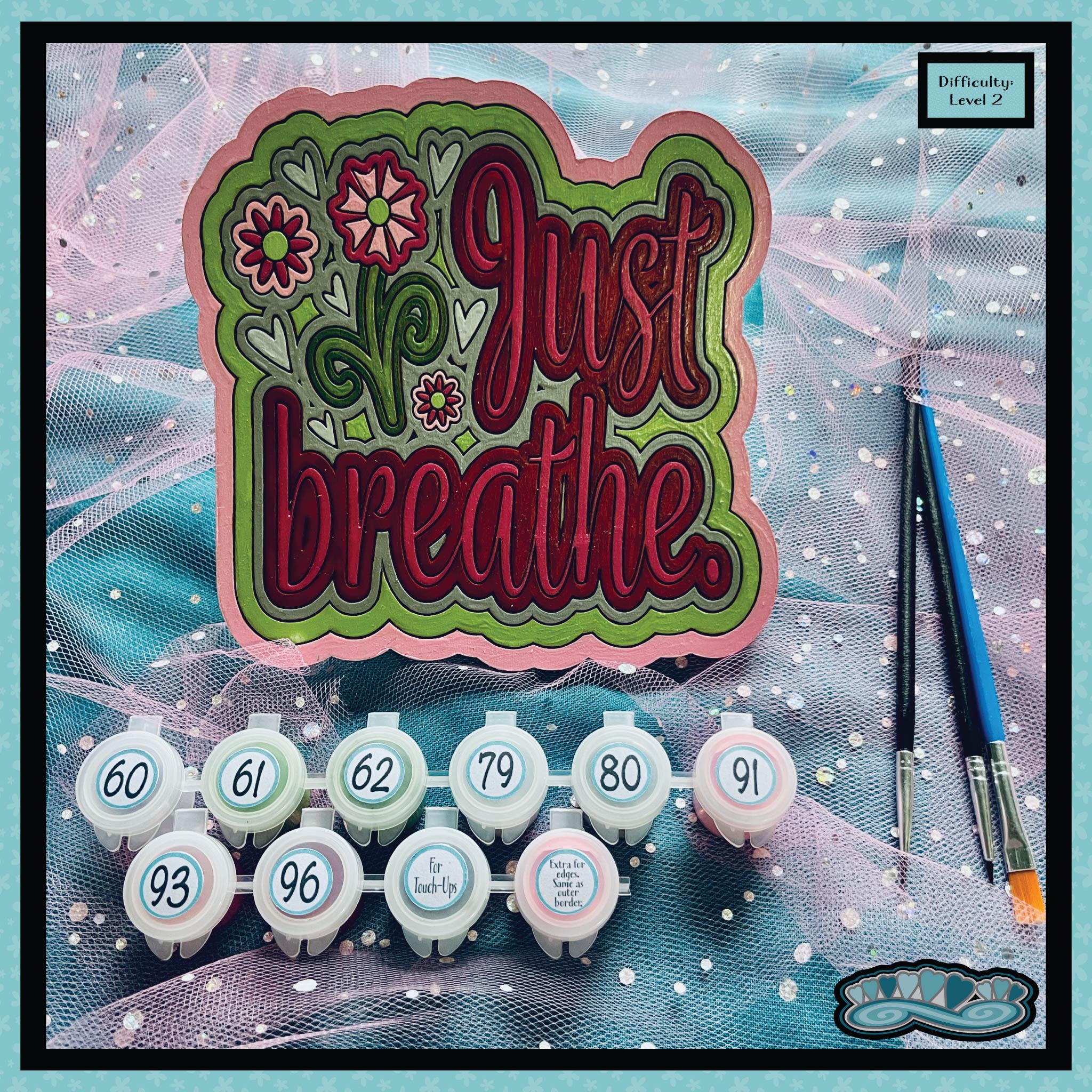 Just Breathe Paint-by-Number Kit