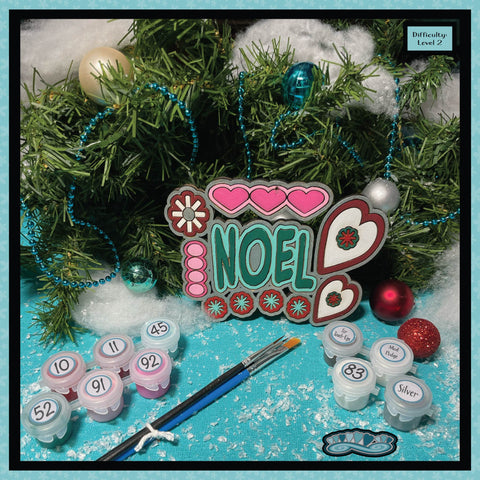 Noel Ornament Paint-by-Number Kit