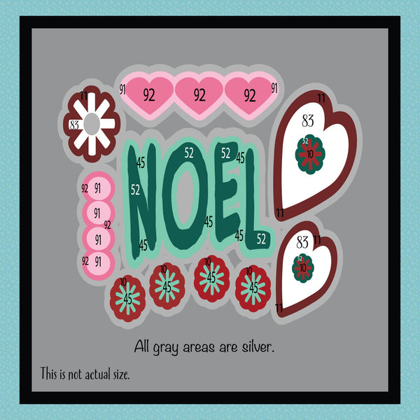 Noel Ornament Paint-by-Number Kit