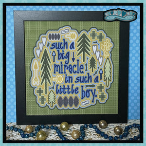 Such a Big Miracle Framed Art Print