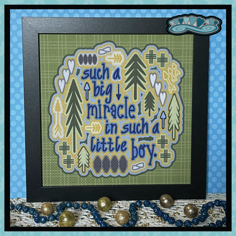 Such a Big Miracle Framed Art Print