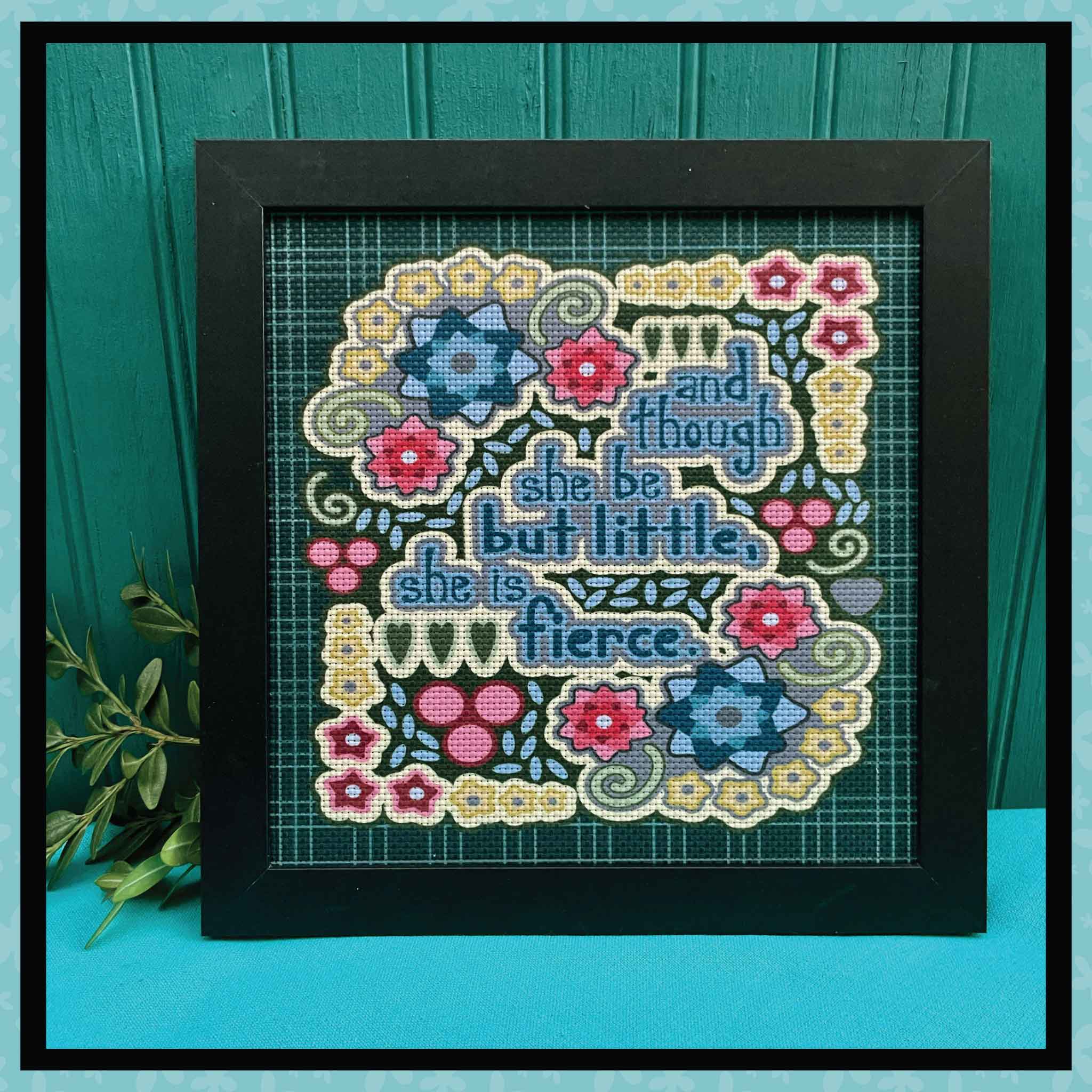 Though She be but Little Framed Art Print